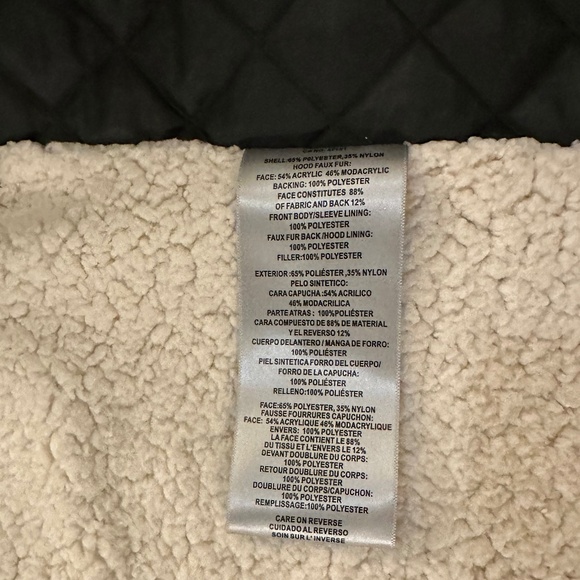 Levi’s Women's Hooded Fishtail Parka With Faux-Fur Trim Olive / Military Green S - Picture 11 of 13